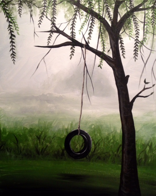 Tire Swing - Uncorked Creations